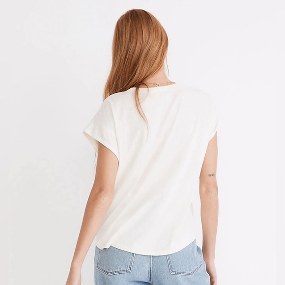 Madewell x Walker Noble Studios Palm Tree Loose Fitting Tee Used L - Picture 2 of 4